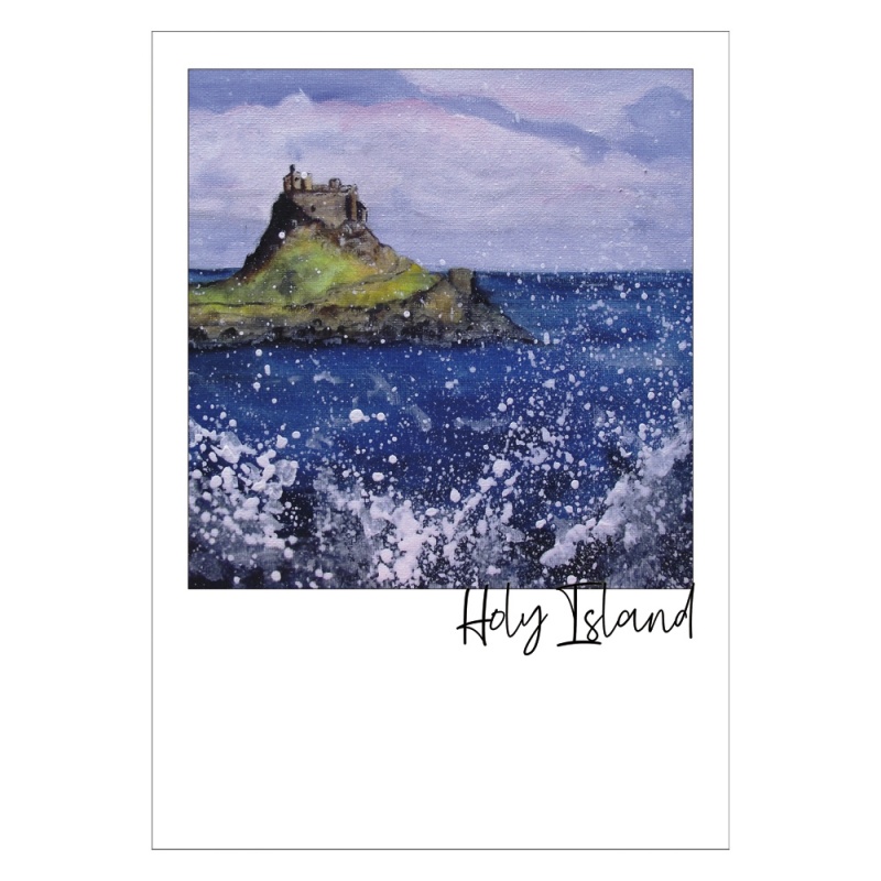 Holy Island Postcard
